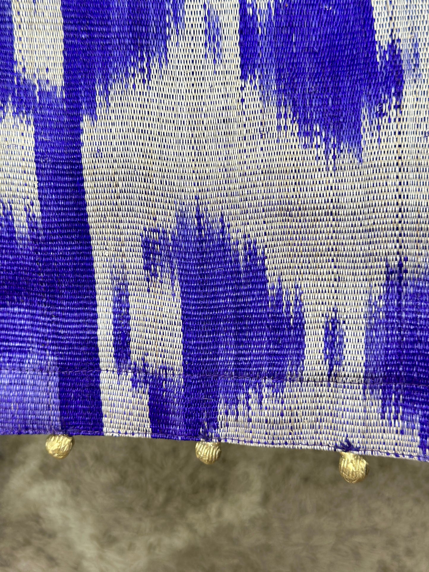 T'nalak Table Runner with Mini Brass Bells