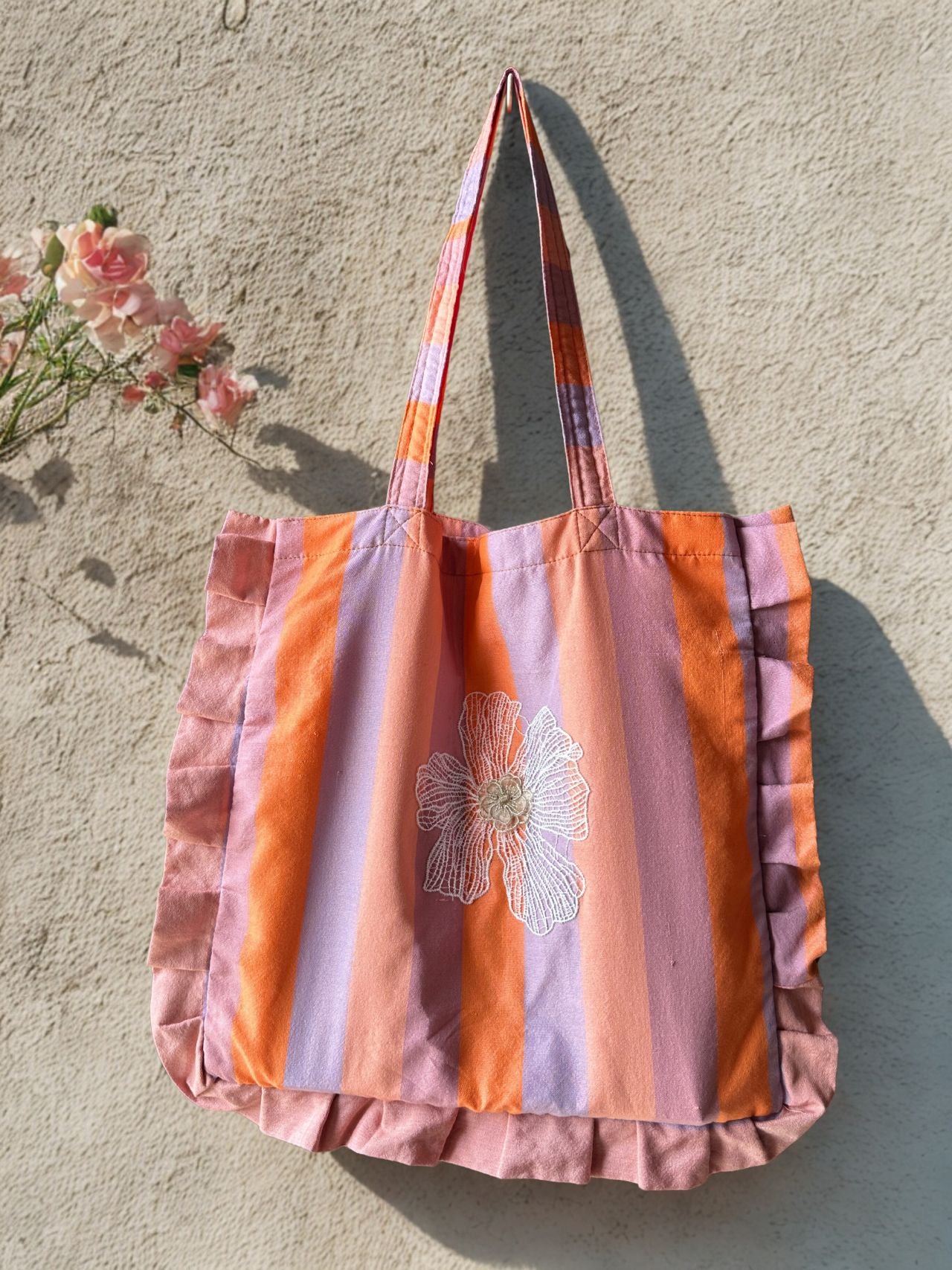 Inaul Ruffle Totes - Big