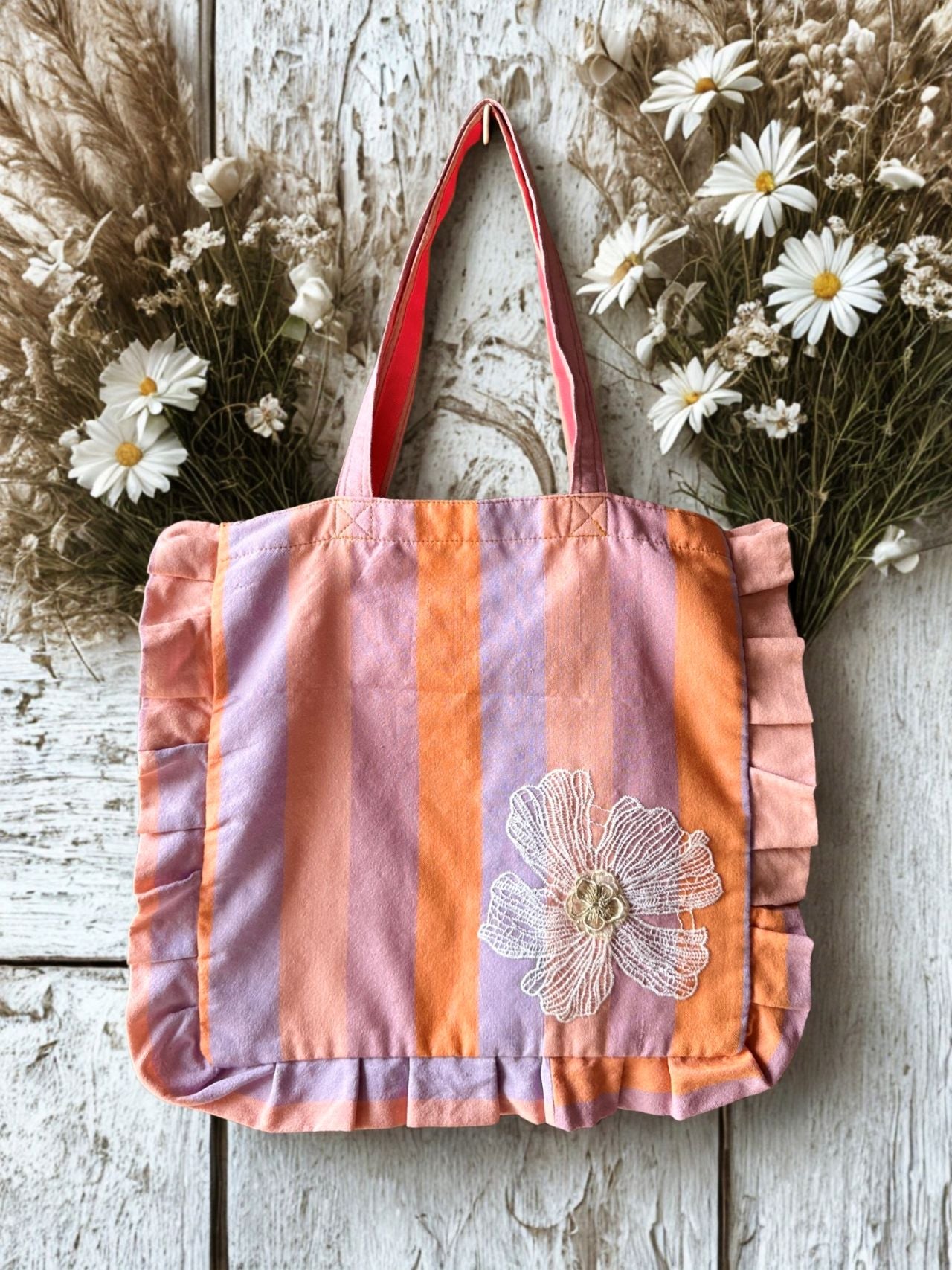 Inaul Ruffle Totes - Small