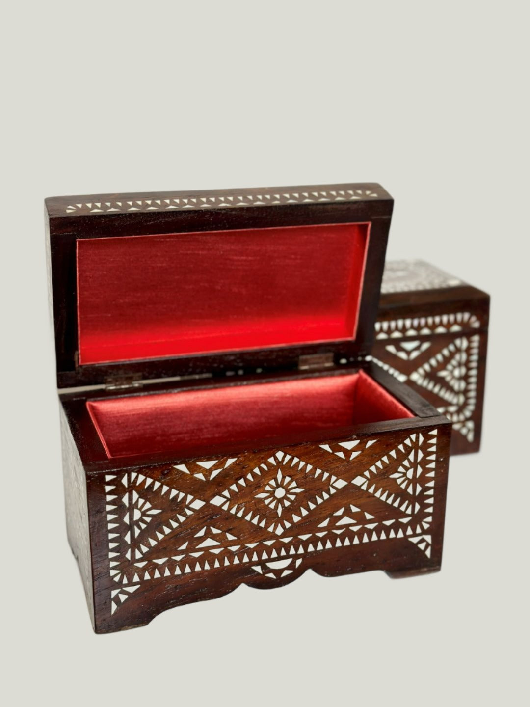 Handcrafted Maranao baor or wooden chest using narra from Malingkat Weave Philippines
