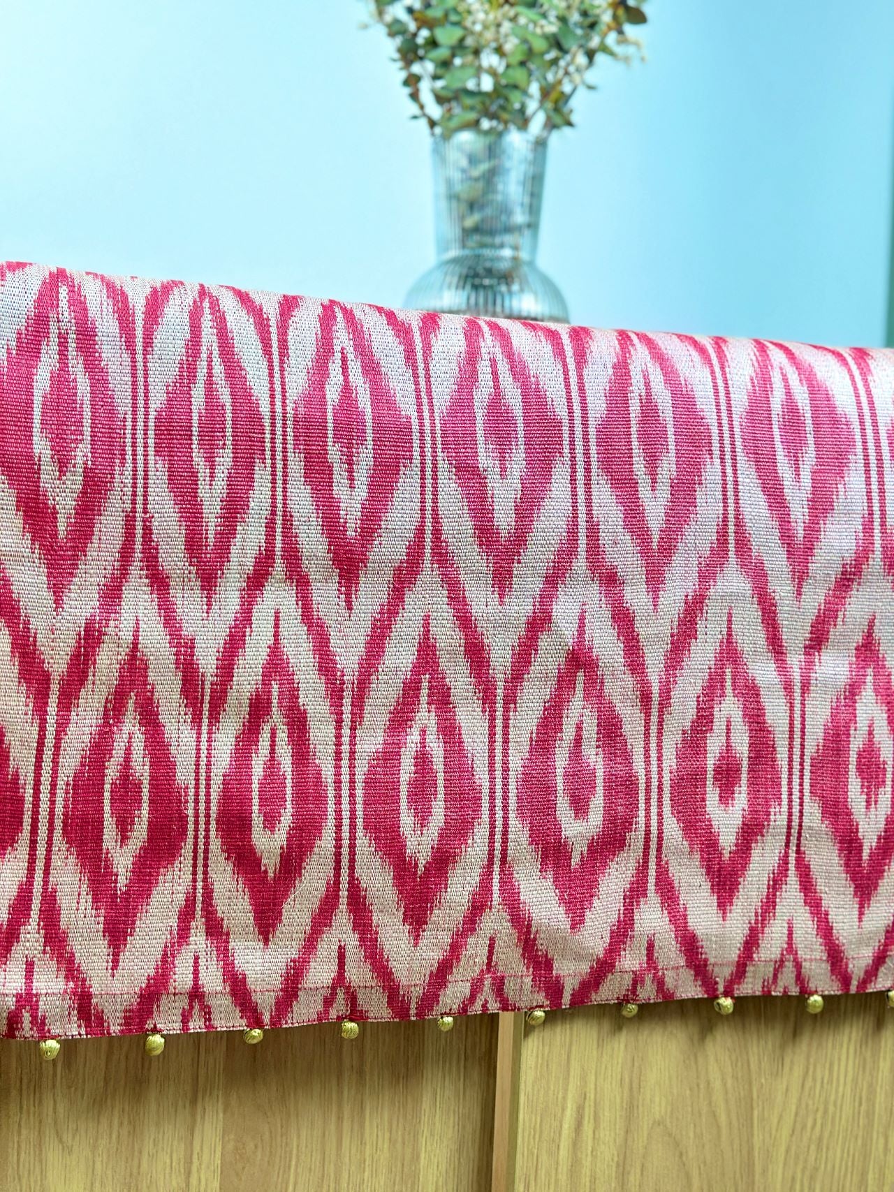 T'nalak Table Runner with Mini Brass Bells