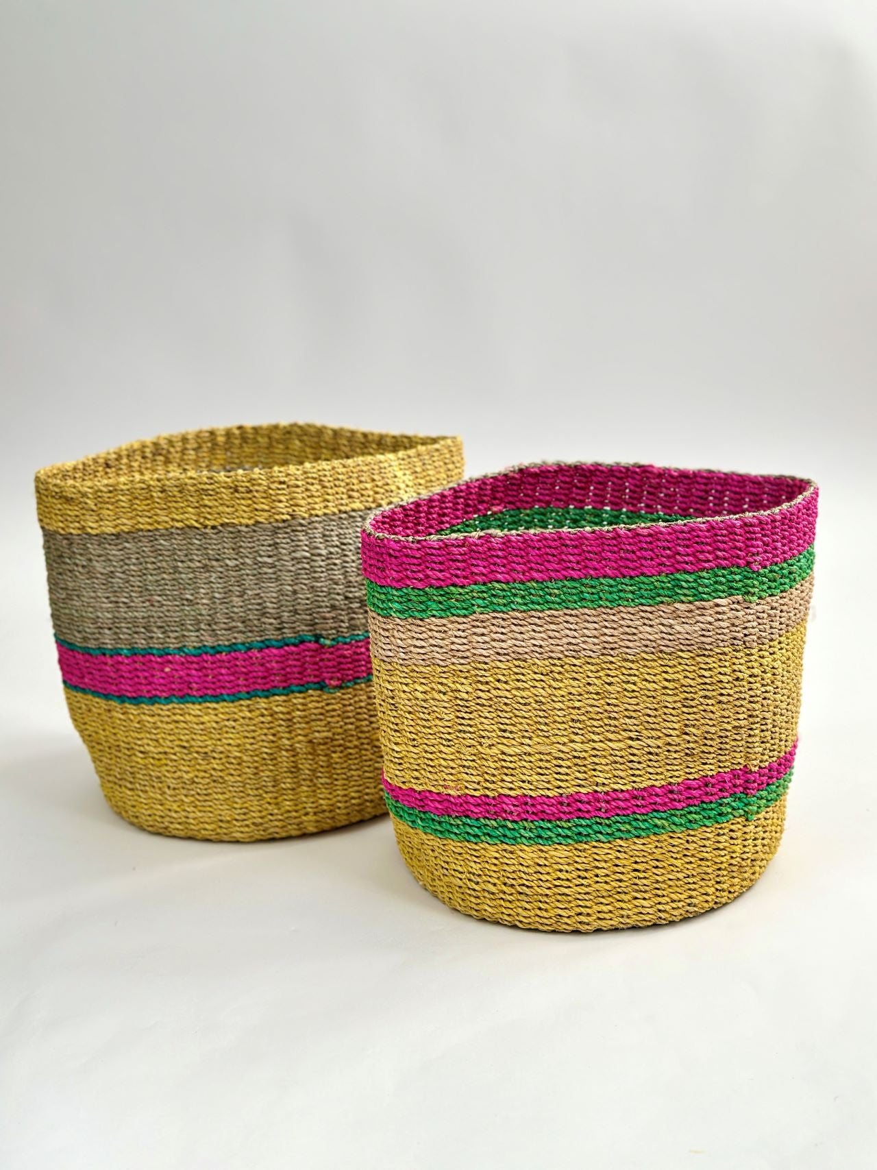 Abaca Colored Baskets