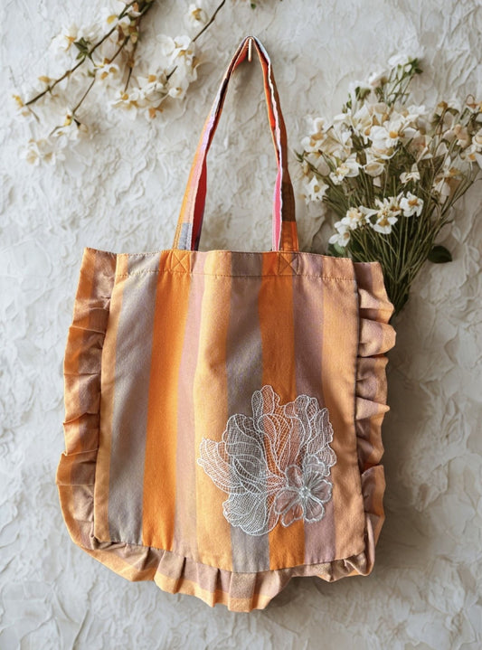 Inaul Ruffle Totes - Small